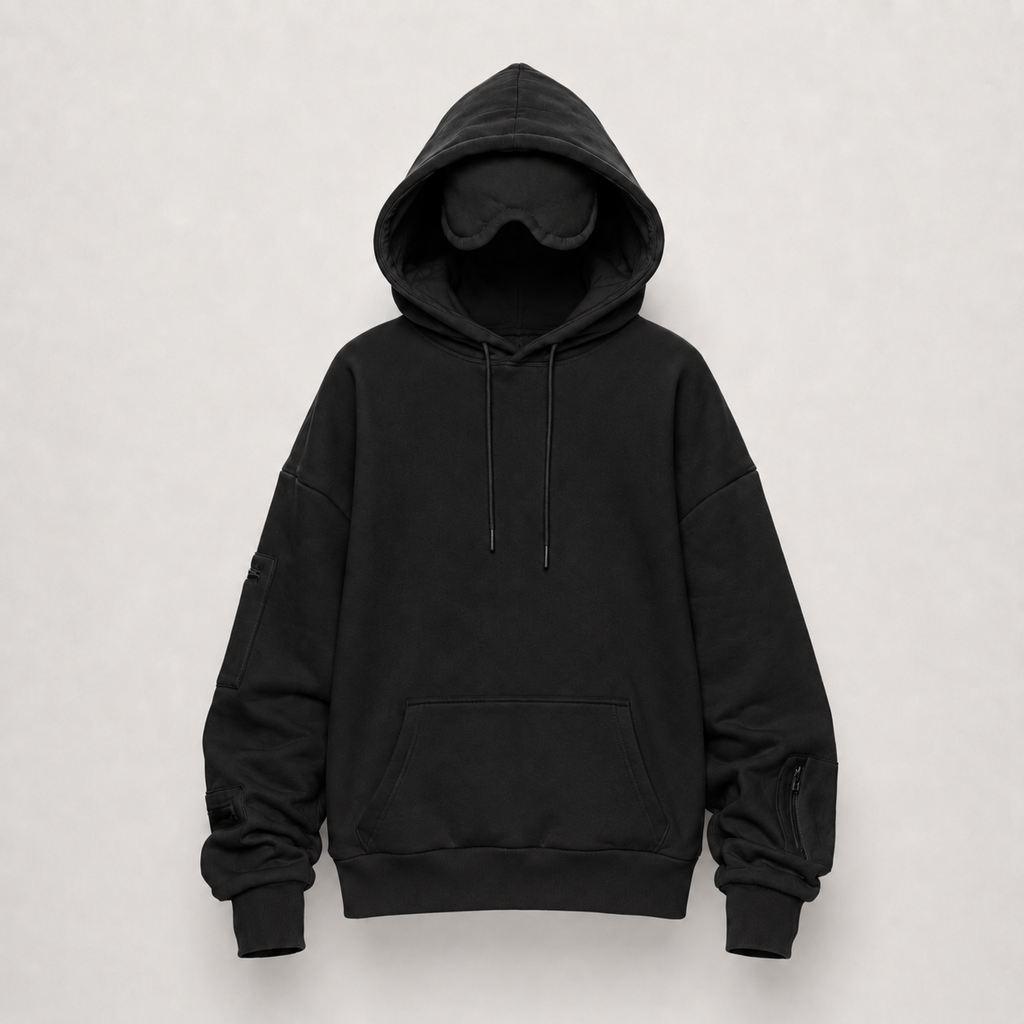 Le Hoodie Voyage : Sweat confort avec masque de sommeil intégré