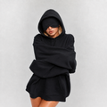 Le Hoodie Voyage : Sweat confort avec masque de sommeil intégré